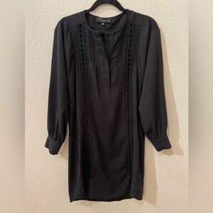 Adelyn Rae Black Textured Tunic Dress
